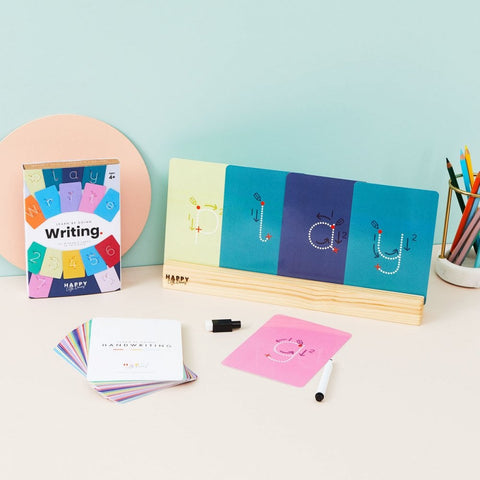Learn Writing Flashcards-Back To School,Dyslexia,Early Years Literacy,Handwriting,Happy Little Doers,Learn Alphabet & Phonics,Learning Difficulties,Neuro Diversity,Primary Literacy,Seasons-Learning SPACE