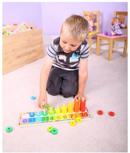 Learn To Count Wooden Puzzle – Fun & Educational Maths Toy