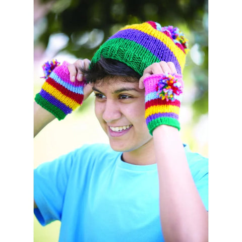 Learn to Knit Starter Set Kit for Children-Art Pack,Arts & Crafts,Bigjigs Toys,Craft Activities & Kits,Dyspraxia,Early Arts & Crafts,Fine Motor Skills,Primary Arts & Crafts,SCOTEXCEL,Threading-Learning SPACE