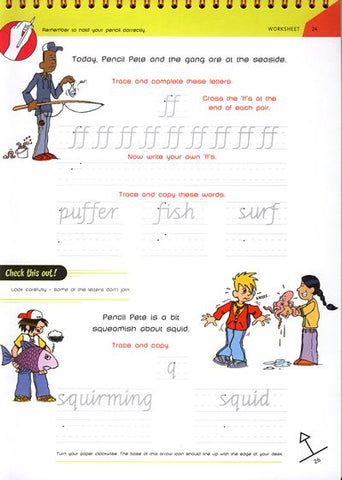 Left Hand Writing Skills Book 2-Back To School,Dyslexia,Early Years Literacy,Handwriting,Learning Difficulties,Left Handed,Literacy Worksheets & Test Papers,Neuro Diversity,Primary Literacy,Seasons,Stock-Learning SPACE