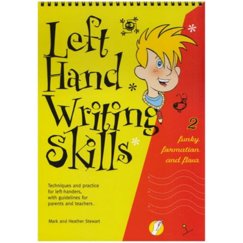 Left Hand Writing Skills Book Set - Contains Books 1 and 2-Back To School,Dyslexia,Early Years Literacy,Handwriting,Learning Difficulties,Left Handed,Literacy Worksheets & Test Papers,Neuro Diversity,Primary Literacy,Seasons,Stock-Learning SPACE