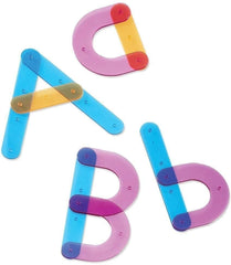 Letter Construction Activity Set-Dyslexia,Early Years Literacy,Handwriting,Learn Alphabet & Phonics,Learning Difficulties,Learning Resources,Light Box Accessories,Literacy Toys,Neuro Diversity,Primary Literacy,Stock,Strength & Co-Ordination-Learning SPACE