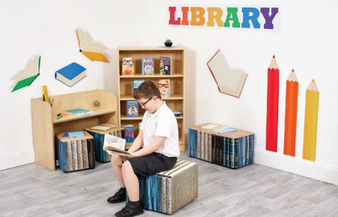 Library Set Sticker Set-Dropship,Furniture,Sticker,Wall & Ceiling Stickers,Wall Decor,Willowbrook-Learning SPACE