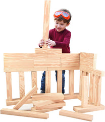 Life Like Wooden Beams (24 pc set)-Engineering & Construction, S.T.E.M-Learning SPACE