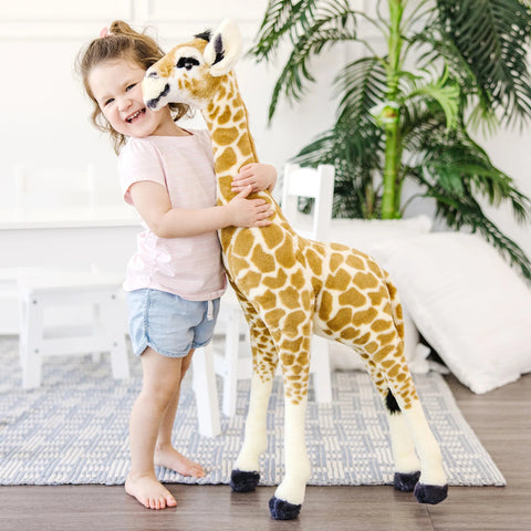 Lifelike Plush Stuffed Baby Giraffe-Animals,Christmas,Christmas 2024,Comfort Toys,Featured,Games & Toys-Learning SPACE