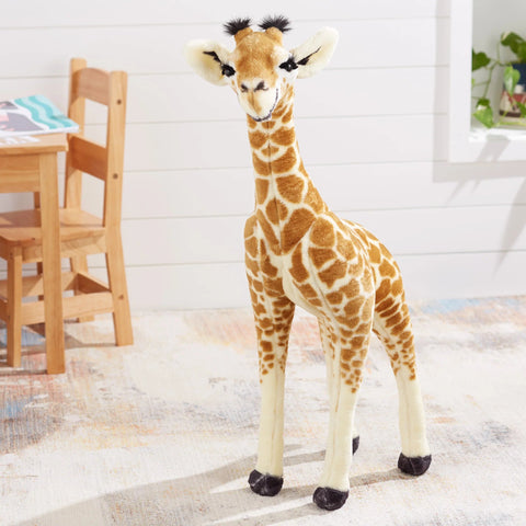 Lifelike Plush Stuffed Baby Giraffe-Animals,Christmas,Christmas 2024,Comfort Toys,Featured,Games & Toys-Learning SPACE