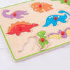 Lift Out Puzzle (Dinosaurs)-Bigjigs Toys,Dinosaurs. Castles & Pirates,Games & Toys,SCOTEXCEL,Sound. Peg & Inset Puzzles,Wooden Toys-Learning SPACE