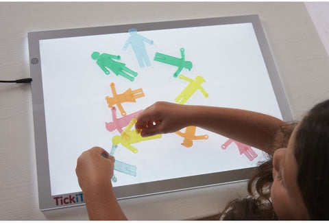 Light Panel A3 Educational And Sensory Light Board-AllSensory,Light Boxes,Sensory Light Up Toys,Stock,TickiT,Visual Sensory Toys-Learning SPACE