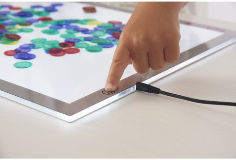 Light Panel A3 Educational and Sensory Light Board-AllSensory, Light Boxes, Sensory Light Up Toys, Stock, TickiT, Visual Sensory Toys-Learning SPACE