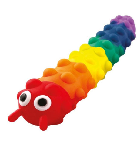 Light Up Suction Push Popper Rainbow Caterpillar-Calming & Anxiety,Cause & Effect Toys,Early years Games & Toys,Fidget,Games & Toys,Push Popper,Stocking Stuffers,Tobar Toys,Toys for Anxiety-Learning SPACE