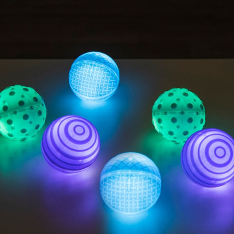 Light Up Tactile Glow Spheres-AllSensory,Calming & Anxiety,Calming and Relaxation,Games & Toys,Helps With,Sensory Light Up Toys,Sensory Seeking,Strength & Co-Ordination,TTS Toys,Visual Sensory Toys-Learning SPACE