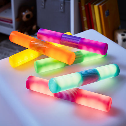 Light Up and Glow Cylinders-AllSensory,Sensory Light Up Toys,TTS Toys-Learning SPACE