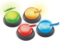 Lights and Sounds Buzzers (Set of 4)-Additional Need,AllSensory,Calmer Classrooms,Calming & Anxiety,communication,Deaf & Hard of Hearing,Early Years Musical Toys,Helps With,Learning Resources,Music,Neuro Diversity,Physical Needs,Primary Literacy,Sensory Light Up Toys,Sensory Seeking,Sound Equipment,Speaking & Listening,Stock,Switches & Switch Adapted Toys,Talking Buttons & Buzzers,Visual Sensory Toys-Learning SPACE