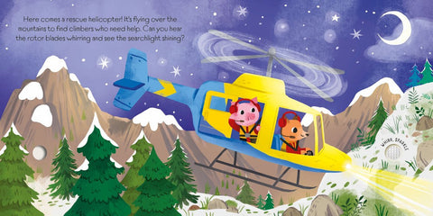 Lights and Sounds Emergency Vehicles Book-Baby Books & Posters,Cars & Transport,Early Years Books & Posters,Imaginative Play,Sound,Sound Books,Usborne Books-Learning SPACE