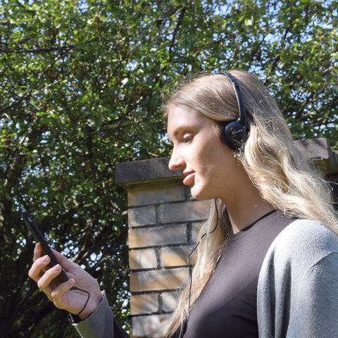 Lightweight Stereo Headphones – SEN-Friendly Audio Aid-Headphones,Music,Music Class Pack,Sound,Sound Equipment,Stocking Stuffers-Learning SPACE