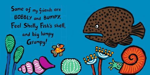 Little Fish and Friends: Touch and Feel Book-Baby Bath. Water & Sand Toys,Baby Books & Posters,Early Reading Books,Tactile Toys & Books-Learning SPACE