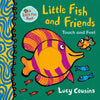 Little Fish and Friends: Touch and Feel Book-Baby Bath. Water & Sand Toys,Baby Books & Posters,Early Reading Books,Tactile Toys & Books-Learning SPACE