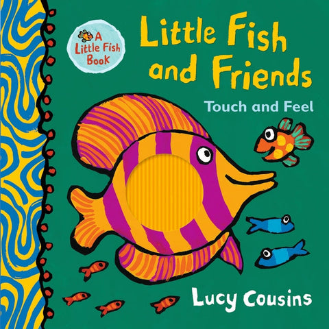 Little Fish and Friends: Touch and Feel Book-Baby Bath. Water & Sand Toys,Baby Books & Posters,Early Reading Books,Tactile Toys & Books-Learning SPACE