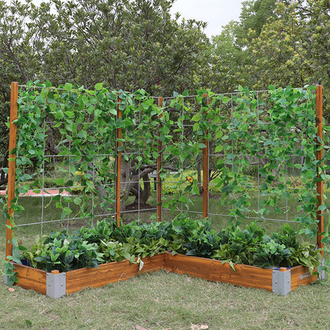 Little Garden-Calmer Classrooms,Forest School & Outdoor Garden Equipment,Greenhouses & Planters,Helps With,Pollination Grant,Sensory Garden-Corner Fence-HW1-S247-ASET-Learning SPACE