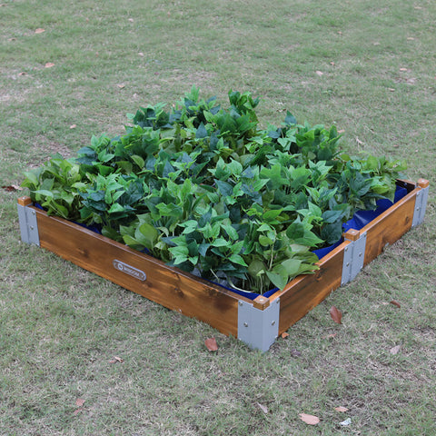 Little Garden-Calmer Classrooms,Forest School & Outdoor Garden Equipment,Greenhouses & Planters,Helps With,Pollination Grant,Sensory Garden-Square Planter-HW1-S250-ASET-Learning SPACE