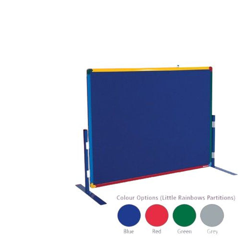 Little Rainbows Freestanding Junior Partition-Dividers,Wellbeing Furniture-1500mm(w)x1200mm(h)-Blue-2901-2904-LBL-Learning SPACE