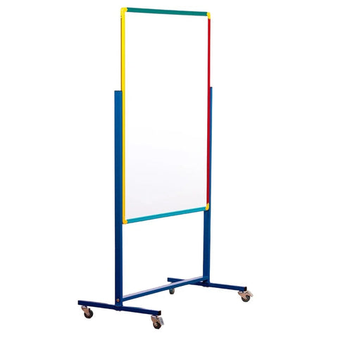 Little Rainbows Junior Mobile Magnetic Writing Board-Classroom Displays,Classroom Furniture,Dropship-600mmx900mm-Portrait-1673-1673P-Learning SPACE