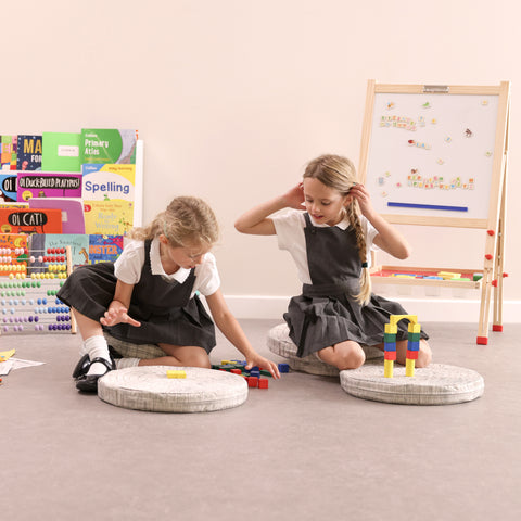 Log Carry Cushions - Pack of 6-Bean Bags & Cushions,Cushions,Dropship,Eden Learning Spaces,Mats,Nature,Nature Learning Environment,Nature Sensory Room,Nurture Room,Sit Mats,Stock,Wellbeing Furniture,World & Nature-Learning SPACE