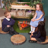 Log Carry Cushions - Pack of 6-Bean Bags & Cushions,Cushions,Dropship,Eden Learning Spaces,Mats,Nature,Nature Learning Environment,Nature Sensory Room,Nurture Room,Sit Mats,Stock,Wellbeing Furniture,World & Nature-Learning SPACE