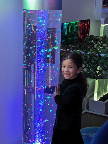 Lumina Extra Wide 1.5m Bubble Tube - With Bracket-Bubble Tubes,Calming & Anxiety,Calming and Relaxation,Dropship,Helps With,Home Bubble Tubes & Walls,Lumina,Multi-Connect,Playlearn,Stock-Learning SPACE