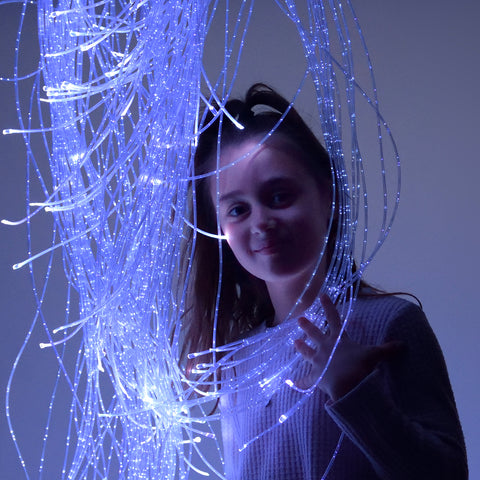 Lumina Fibre Optic Tails 2m long (Tails only)-Fibre Optic Lighting,Playlearn,Sensory Room Lighting,string light-Learning SPACE
