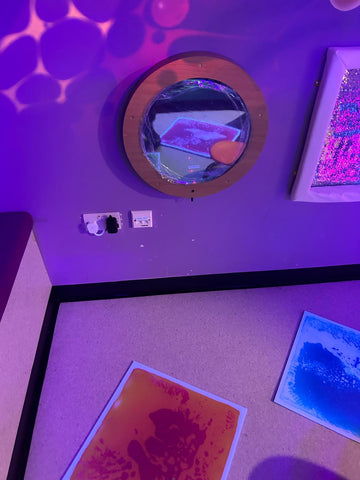 Lumina Infinity Mirror Tile with Remote-AllSensory, Calming and Relaxation, Chill Out Area, Helps With, Lumina, Sensory Mirrors, Sensory Seeking-Learning SPACE