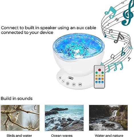 Lumina Ocean Wave Projector with Sounds and Speaker-AllSensory,Calmer Classrooms,Calming & Anxiety,Early Years Musical Toys,excell2,Helps With,Lumina,Mindfulness,Music,Playlearn,PSHE,Sensory Light Up Toys,Sensory Projectors,Sensory Seeking,Sound Equipment,Stock,Stress Relief,Teenage Speakers,Underwater Sensory Room,Visual Sensory Toys-Learning SPACE