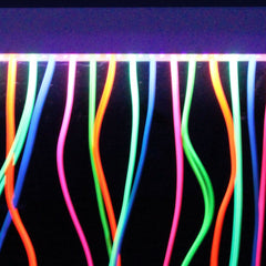 Lumina UV Mirror with Strands - 100 x 70-AllSensory,Calming & Anxiety,Helps With,Lumina,Playlearn,Rainbow Theme Sensory Room,Seasons,Sensory Mirrors,Sensory Seeking,Stock,UV Lights,UV Reactive-Learning SPACE