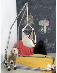 Luna RockStone Hanging Hammock Chair Stand-Hammocks, Indoor Swings, Stock-Learning SPACE