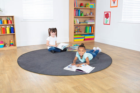 Luxury Super Soft Round Carpet 2m-Dropship,Kit For Kids,Mats & Rugs,Neutral Colour,Plain Carpet,Round,Rugs,Wellbeing Furniture-Learning SPACE