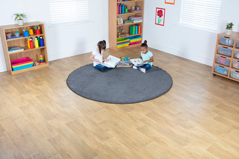 Luxury Super Soft Round Carpet 2m-Dropship,Kit For Kids,Mats & Rugs,Neutral Colour,Plain Carpet,Round,Rugs,Wellbeing Furniture-Learning SPACE