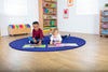 Luxury Super Soft Round Carpet 2m-Dropship,Kit For Kids,Mats & Rugs,Neutral Colour,Plain Carpet,Round,Rugs,Wellbeing Furniture-Learning SPACE