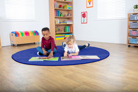 Luxury Super Soft Round Carpet 2m-Dropship,Kit For Kids,Mats & Rugs,Neutral Colour,Plain Carpet,Round,Rugs,Wellbeing Furniture-Learning SPACE