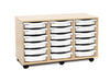 18 Single Tray Unit-Shelves, Storage, Storage Bins & Baskets, Trays, Wellbeing Furniture-Learning SPACE