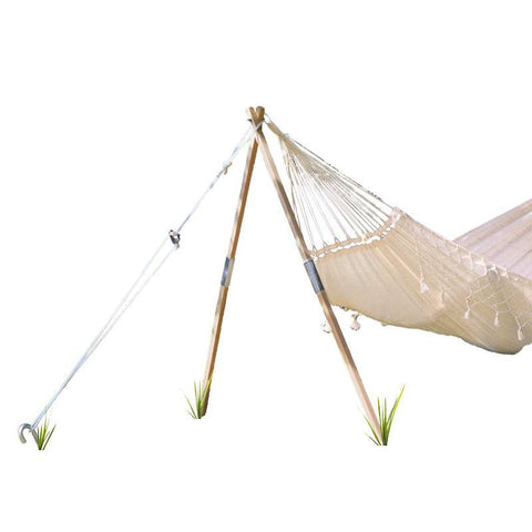 Madera Wooden Post Hammock Stand-Hammock Stand-1-tree-fix,Amazonas,Dropship,Fixings,hammock stand,Tree Fixing,Weatherproof,Wood,Wooden Stand-Learning SPACE