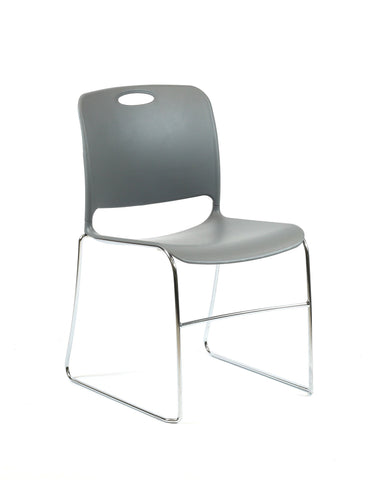 Maestro HD Padded Stacking Chair-Classroom Chairs,Classroom Furniture,KI Europe-Blue/Grey-MAE02-BLGY-Learning SPACE