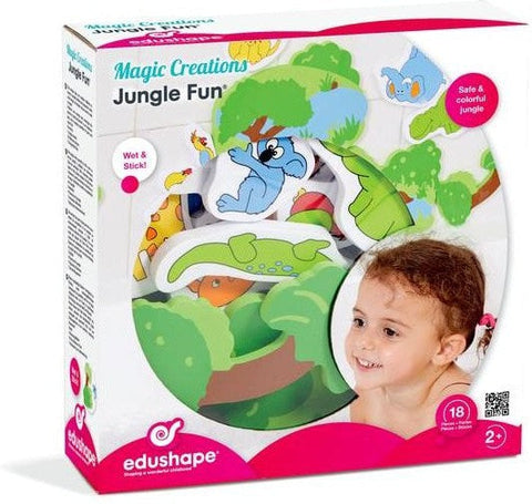 Magic Creations - Jungle Fun Bath Toys-Baby & Toddler Gifts,Baby Arts & Crafts,Baby Bath. Water & Sand Toys,Early Arts & Crafts,Edushape Toys,Gifts For 1 Year Olds,Stock,Water & Sand Toys,World & Nature-Learning SPACE