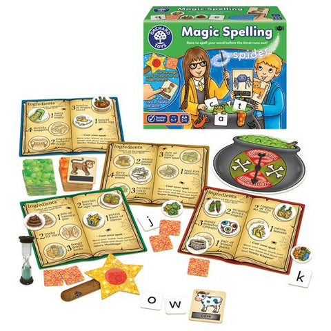 Magic Spelling Game-Dyslexia,Early years Games & Toys,Early Years Literacy,Games & Toys,Gifts for 5-7 Years Old,Learning Difficulties,Orchard Toys,Primary Games & Toys,Primary Literacy,Spelling Games & Grammar Activities,Table Top & Family Games-Learning SPACE