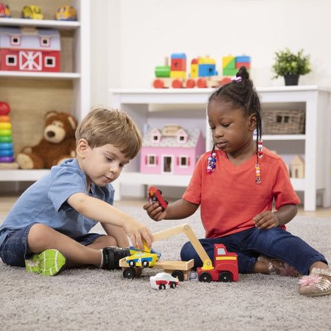 Magnetic Car Loader-Baby Wooden Toys, Cars & Transport, Imaginative Play, Stock, Strength & Co-Ordination-Learning SPACE