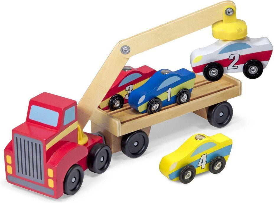 Magnetic Car Loader-Baby Wooden Toys,Cars & Transport,Imaginative Play,Stock,Strength & Co-Ordination-Learning SPACE