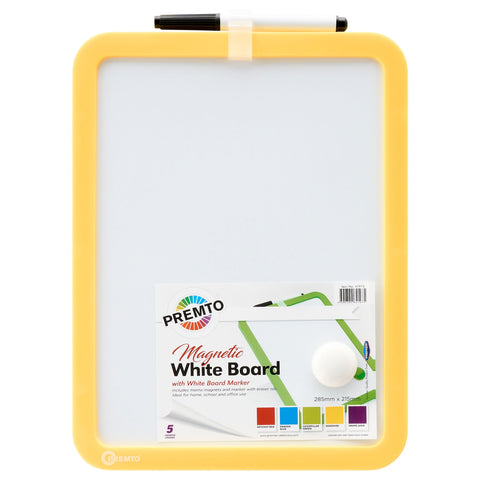 Magnetic Dry Wipe Whiteboard With Dry Wipe Marker-Art Materials,Arts & Crafts,Calming & Anxiety,communication,Handwriting,Magnetic-Learning SPACE