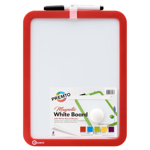 Magnetic Dry Wipe Whiteboard With Dry Wipe Marker-Art Materials,Arts & Crafts,Calming & Anxiety,communication,Handwriting,Magnetic-Learning SPACE
