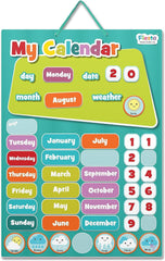 Magnetic My Calendar - Multicoloured-Calmer Classrooms,communication,Early Years Books & Posters,Early Years Maths,Fans & Visual Prompts,Fiesta Crafts,Helps With,Life Skills,Maths,Neuro Diversity,Planning And Daily Structure,Primary Maths,PSHE,Schedules & Routines,Stock,Time-Learning SPACE