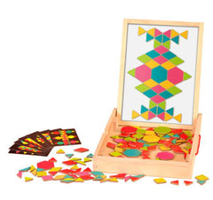 Magnetic Patterns Wooden Activity Box-Dementia,Memory Pattern & Sequencing,Shape & Space & Measure-Learning SPACE