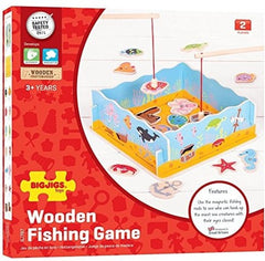 Magnetic Wooden Fishing Game with Base-Additional Need,Bigjigs Toys,Early years Games & Toys,Fine Motor Skills,Gifts For 2-3 Years Old,Gifts For 3-5 Years Old,Helps With,Primary Games & Toys,Sound. Peg & Inset Puzzles,Stock,Strength & Co-Ordination,Table Top & Family Games-Learning SPACE